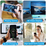 Verilux USB C to USB C Cable for Oculus Quest with PD Fast Charging and 5Gbps Data Transfer 9.8 ft