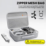 ZORBES® Compatible with Neo 2 Drone, Drone Travel Case Bag Accessories Storage Bag PU Waterprooof Zip -up Carrying Bag with Shoulder Strap Shockproof Custom-fit Storage Bag (Case Only)