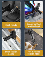 Verilux Compressed Air Duster for Computer and Car Cleaning with 16000Pa 120W Power | Cordless Handheld Vacuum Featuring Multi Nozzles