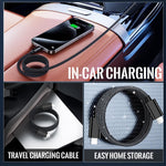 Verilux Type C to Type C Cable 3.3ft 100W Fast Charging with Magnetic Connector Nylon Braided