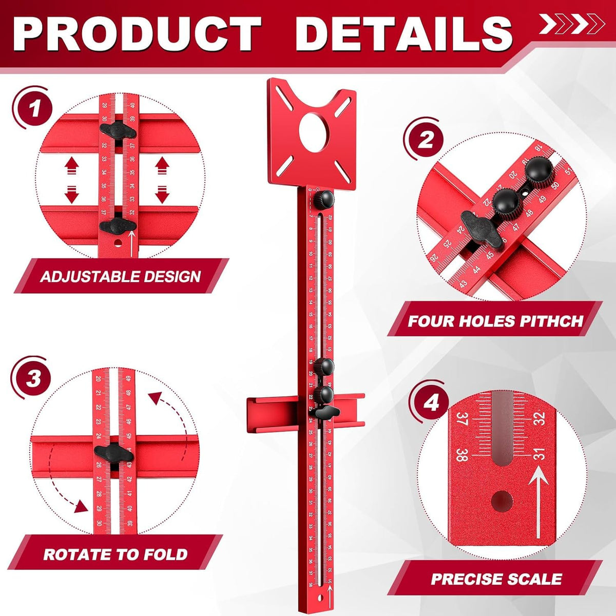 Serplex 4-in-1 Router Circle Cutting Jig