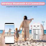 Zeitel® Portable Bluetooth Thermal Printer with Android & iOS System