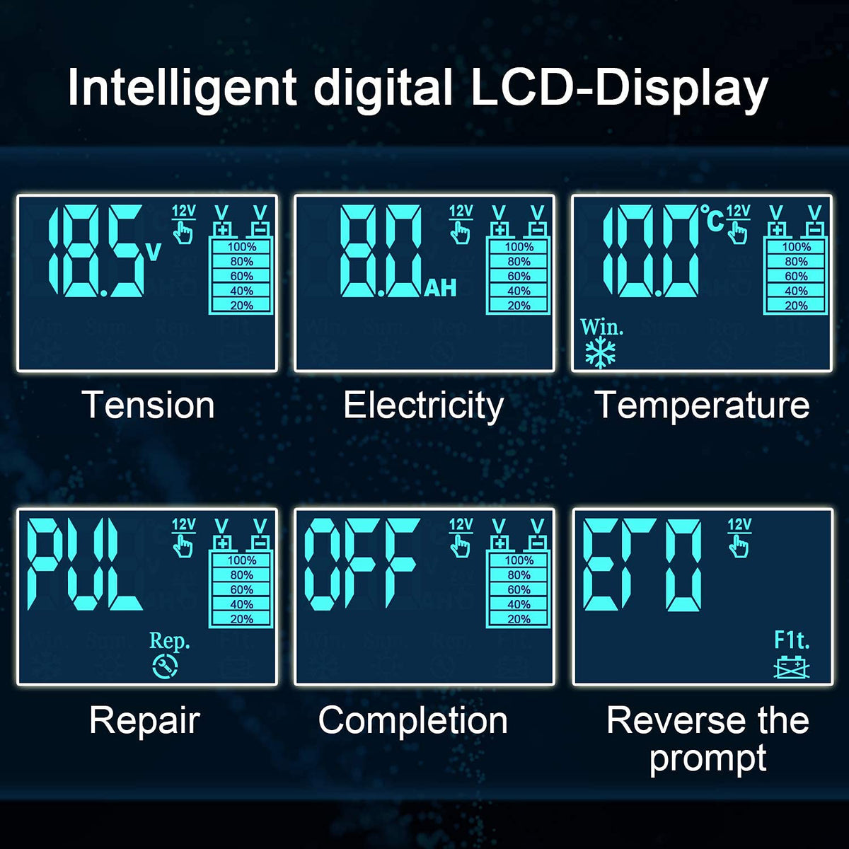 Verilux® 6A 12V / 3A 24V Car Battery Charger T11 Max