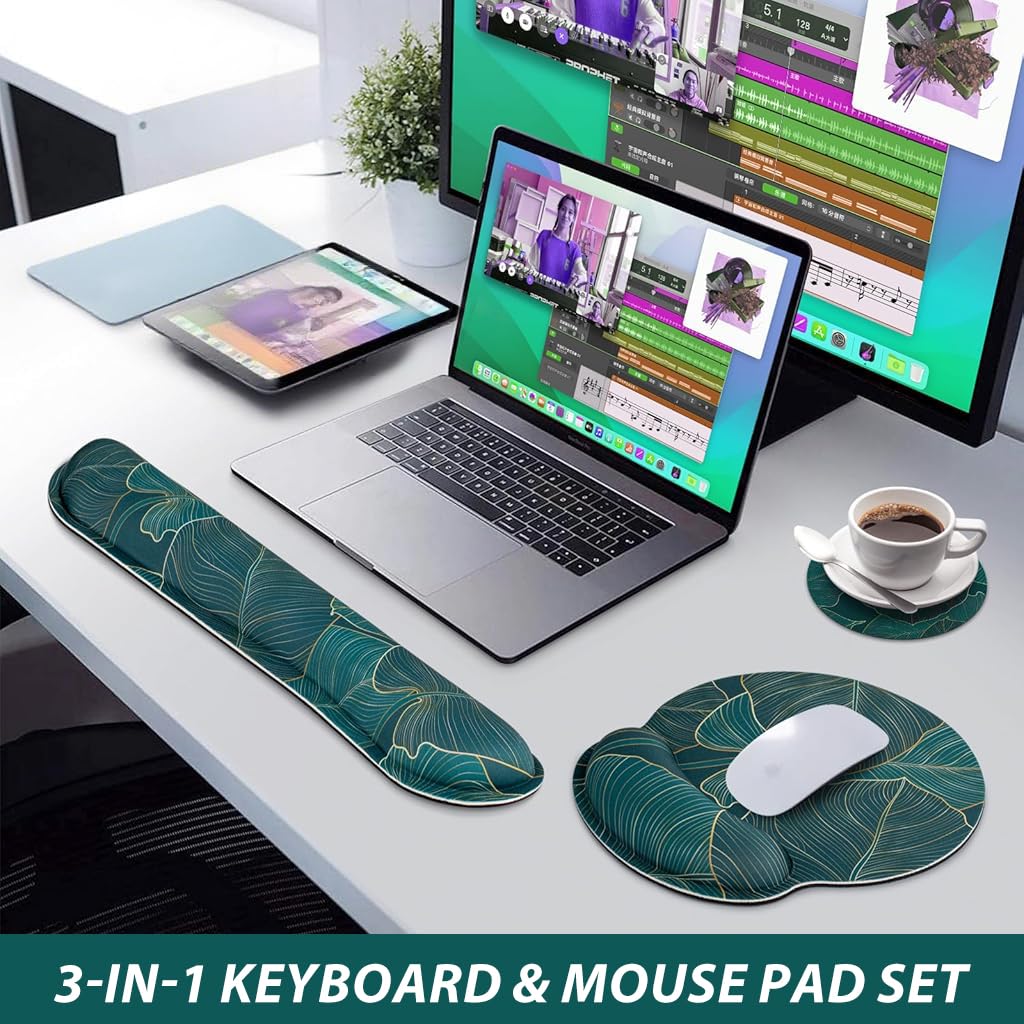 ZORBES 3-Piece Mouse Pad Set for Gaming