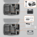 ZORBES® Carrying Case for DJI Mini 3 Pro, Portable Compact Storage Bag Hard Case Set with Strap Storage Travel Case Compatible with DJI Mini 3 Pro Drone Controller (Only Case, Not Include DJI Product)