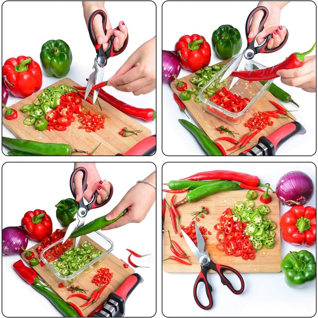 ZORBES® Heavy Duty Kitchen Scissors, Sharp Kitchen