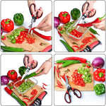 ZORBES® Heavy Duty Kitchen Scissors, Sharp Kitchen
