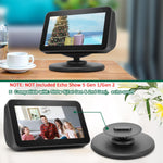 ZORBES® Echo Show Stand for Echo Show 5 Gen 1/Gen 2, Universal Adjustable Echo Show Magnet Anti-Slip Base 360 Degree Free Rotation Desk Holder for Echo Show 5 Gen 1/Gen 2