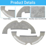 Verilux® Mopping Cloth for Mi Robot Vacuum Cleaner X10 Microfiber Absorbent Wet & Dry Use Mop Cloth Replacements for Vacuum X10