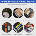 Serplex® Chisel Sharpening Jig for 1/4" to 2" Chisels and 1-3/8" to 3-1/8" Planer Blades, Sharpening Guide Honing Guide Adjustable Angle Precision, for Woodworking & Carving Tools