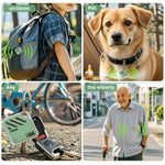 Verilux Air Bluetooth Tracker for iOS with Loop Hole Design and 3.2×3.2×0.94 cm Size | 3 PCS Green