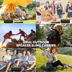 ZORBES® Silicone Case for JBL Flip 7 Portable Waterproof Speaker, Portable Travel Soft Cover with Shoulder Strap, Protective Skin Case (Black Case Only)