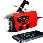 ZORBES® Solar Emergency Hand Crank Weather Radio,