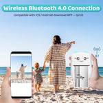 Zeitel® Portable Bluetooth Thermal Printer, Wireless Inkless Mini Printer for Android & iOS