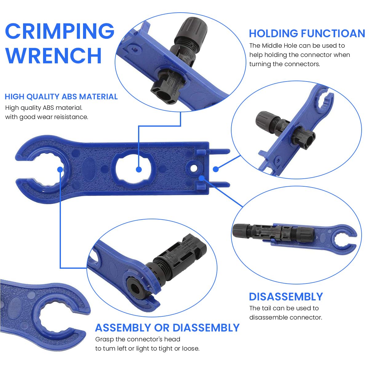 Serplex MC4 Solar Crimping Tool Kit