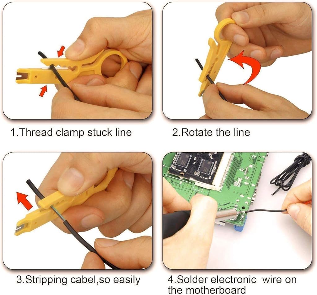 Serplex® Soldering Iron Kit Soldering Iron 60 Watt Original Adjustable Temperature Welding Tool,Soldering Kit With Soldering Gun,5Pcs Soldering Tips,Desoldering Pump,Soldering Iron Stand,Tweezers,ac