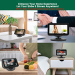 ZORBES® Echo Show Stand for Echo Show 5 Gen 1/Gen 2, Universal Adjustable Echo Show Magnet Anti-Slip Base 360 Degree Free Rotation Desk Holder for Echo Show 5 Gen 1/Gen 2