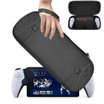 Verilux Carrying Case for PlayStation Portal with Mesh Zipper Pouch and Handle | Hard Travel Storage Bag