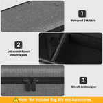 Verilux® Carrying Case for Rog Ally & Accessories, Portable Handbag for Rog Ally, EVA Carrying Case Rog Ally Organizer with Handle, Waterproof Protective Storage Bag Travel Case for Rog Ally Console