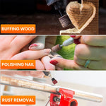 Serplex 102-Piece 80-Grit Sanding Drum Set