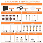 Verilux® Handheld Polishing Machine Electric Sander Grinder Drill Pen Kit with Accessories Multipurpose Polishing Machine Drill Pen for Nail Art, Engraving, Drilling, Carving & DIY Crafts Use