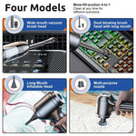 ZORBES® Car Vacuum Cleaner-Wireless Handheld Car Vacuums with Best Suction,Brushless Motor 19000PA High Power,3 in 1 Mini Portable Vacuum Cleaner Cordless for Home,Office,Kitchen,Cars