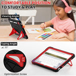 ZORBES® Case for iPad 10th Generation 11 Inch 2025 Cover with Pen Holder Screen Protector Strap Kids Boys Thickned Cornor