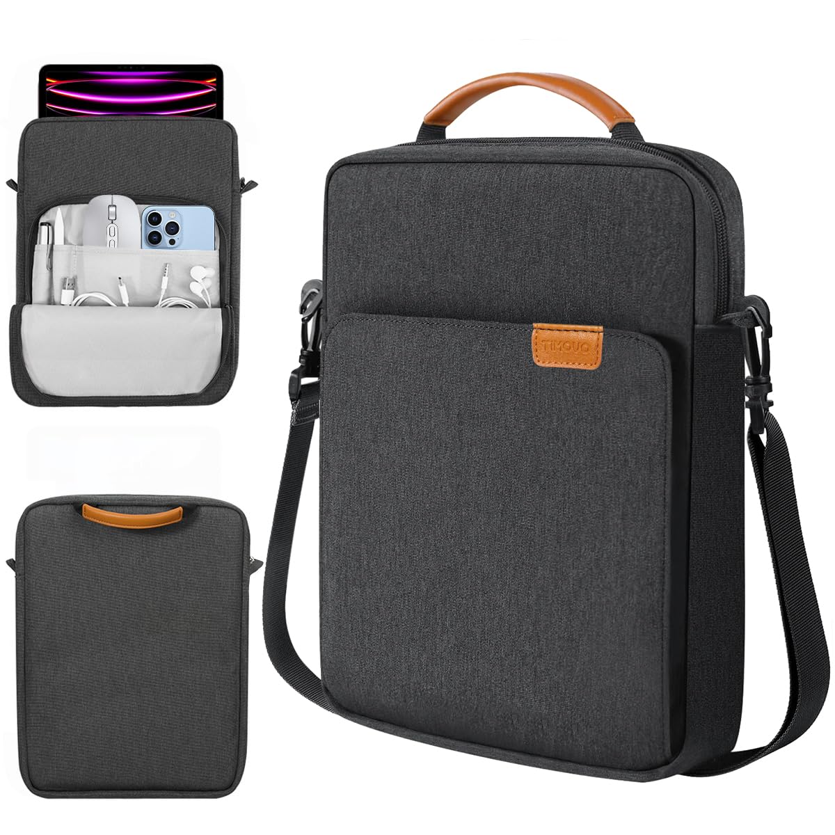 ZORBES® 13 Inch Tablet Case with Shoulder Strap for iPad Air 13" 2024