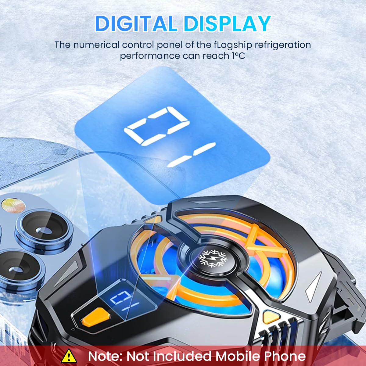 ZORBES® Phone Cooler Gaming Fan M4