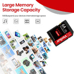 Verilux 64GB Camera Pro SD Card for 4K UHD Video with 80MB/s Transfer Speed | SDXC Memory