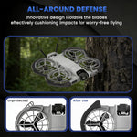 ZORBES® Propeller Guards for DJl Neo 2 Drone, Anti-Collision Drone Propeller Bumper Cover, Lightweight TPE Protective Guards Snap-on Shockproof Frame Bumper Guards