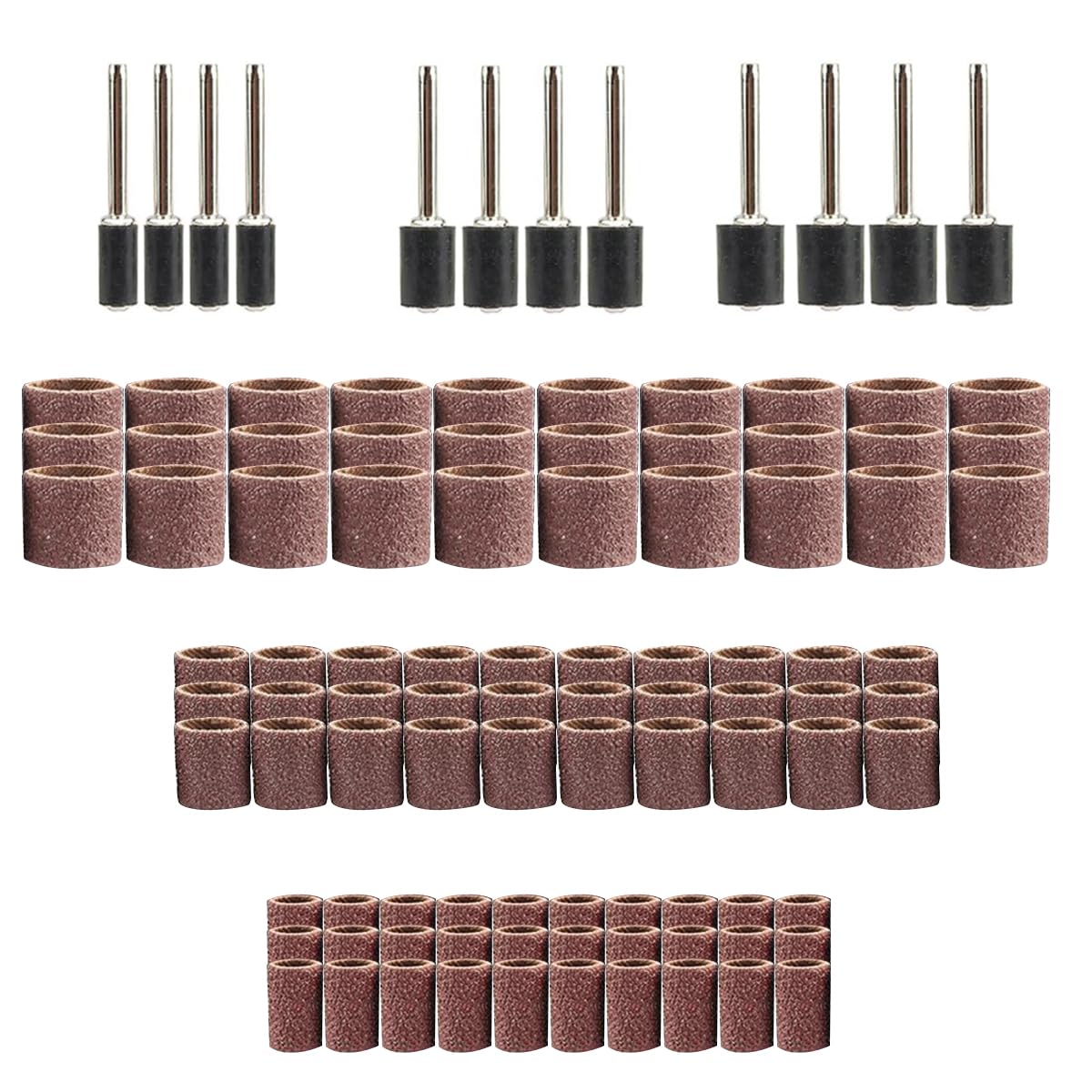 Serplex 102-Piece 80-Grit Sanding Drum Set