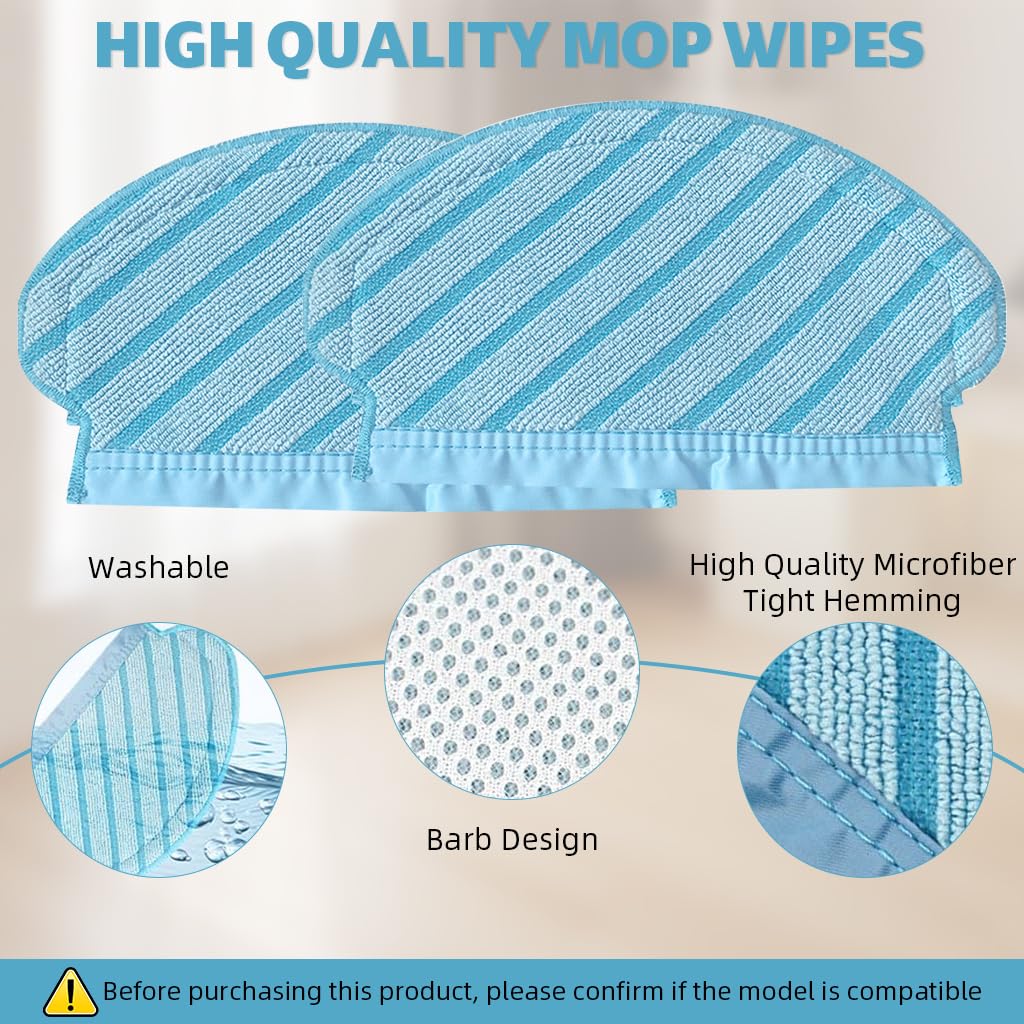 Verilux® Spare Accessories for Ecovacs Deebot N8/OZMO 920/950 Vacuum Cleaner