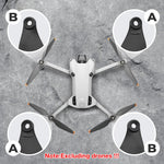 ZORBES® Dji Mini 4 Pro Propeller 8Pcs Dji Mini 4 Propeller Blades Replacement For Dji Mini 4 Pro, Ultral Lightweight Silent Flight Propeller Set With Screwdriver&Screws Pack, No Dji Mini 4 Pro,Black