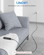 Verilux® Type C to Type C Cable, 6.6Ft USB Type C Cable with LCD Display 100W Fast Charging & Data Transfer Male to Male C Type Extension Cable Compatible with MacBook Pro/iPad Pro/iPad Air/GalaxyS20