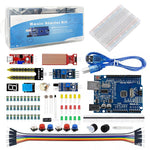 Serplex® UNO Starter Kit for UNO R3 Development Board Compatible with Arduino IDE, 400 Hole Breadboard, Sensors, and Obstacle Avoidance Module for Learning, Prototyping, and Creative Innovation