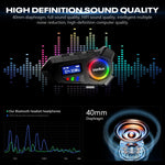 Verilux Bluetooth Helmet Headset for Motorcycles and Outdoor Sports featuring Noise Reduction Mic & LCD Display | IP65 Waterproof with 10 m Range