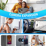 Verilux Magnetic Phone Holder for Laptop with 1/4 inch Tripod Mount and Foldable Stand | Magsafe Compatible