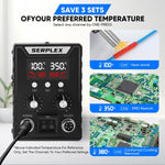 Serplex 700W 2-in-1 SMD Rework Hot Air Gun Soldering Station
