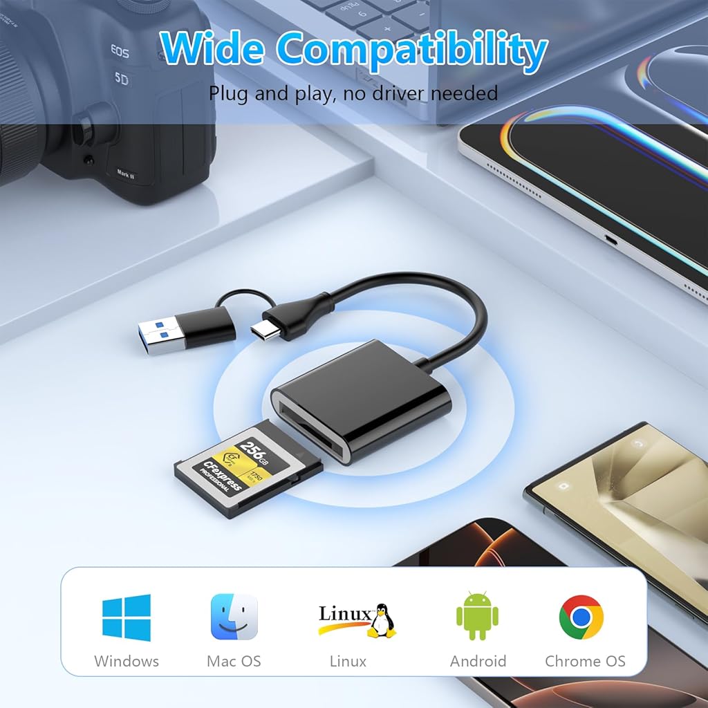 Verilux® CFexpress Type B Card Reader with USB 3.2