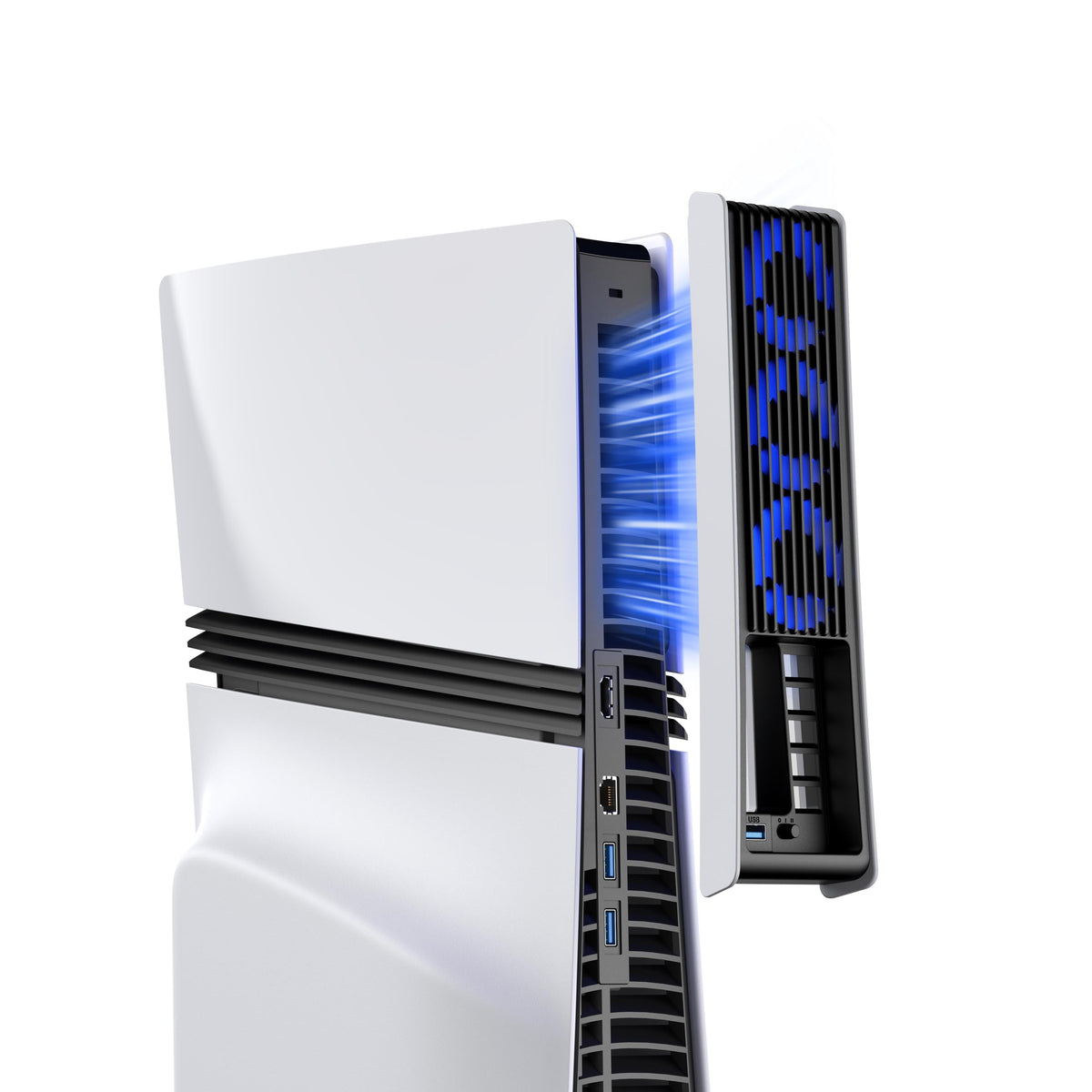 ZORBES® Cooling Fan for PS5 Pro, Efficient Cooler Fan with Adjustable Speed and Auto On/Off