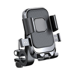 ZORBES® Riding Phone Mount Bike Phone Holder 360 ° Rotatable Bike Phone Mount Anti-Slip 6-Claw Retractable Phone Holder Screw-Fixed Handle Bar Mount Phone Holder for Most Phones