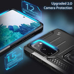 ZORBES® for Samsung Galaxy S20 FE 5G Back Cover with Rotatable Phone Ring Buckle Stand Design, TPU Shockproof Protective s20fe Cover Case for Samsung Galaxy Samsung s20 fe 5g Back Cover case FE