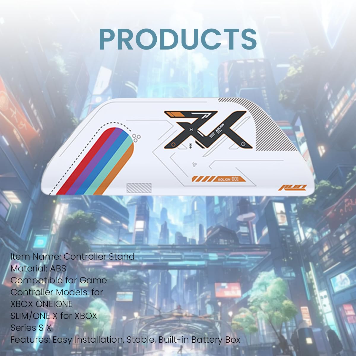 ZORBES® Game Controller Stand Holder for Xbox Starfield Limited Edition, Game Controller Stand Dock for Wireless Controller Desk Stand for Xbox Series S X ONE/ONE Slim/ONE X, No Controller