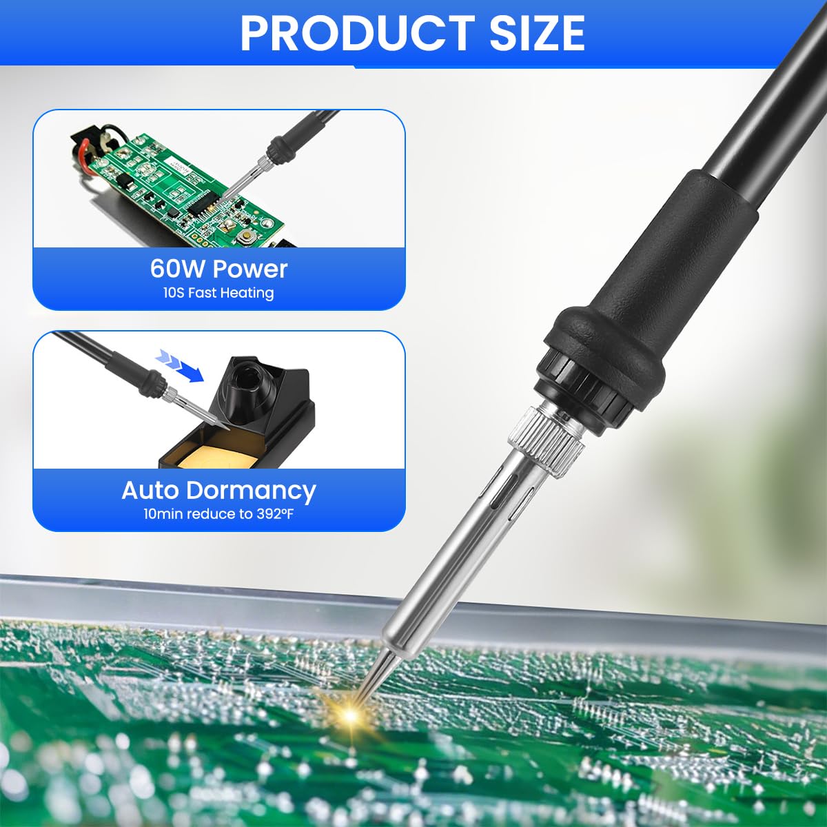 Serplex 700W 2-in-1 SMD Rework Hot Air Gun Soldering Station