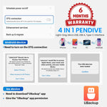 Verilux Pendrive 256GB for iPhone and Android with 4 in 1 Connector | Metal Keychain Design