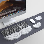 ZORBES® Angel Wings Keyboard and Mouse Wrist Rest