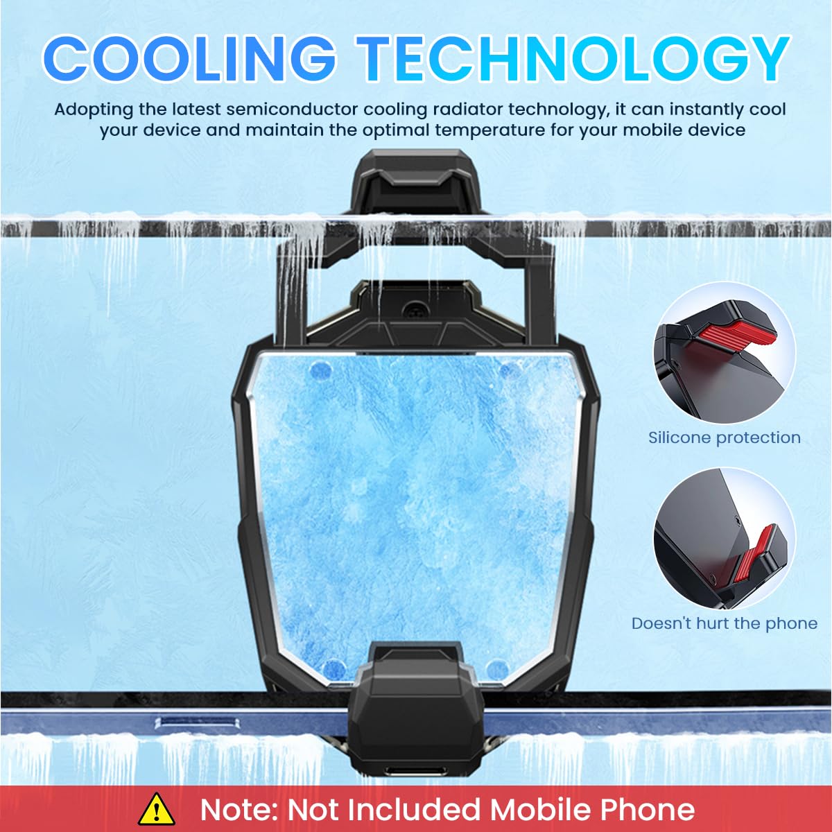 ZORBES® Phone Cooler Gaming Fan M4