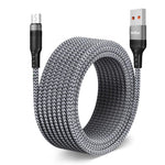 Verilux USB A to Micro USB Cable for Android Devices with 16.4ft Length and Braided Nylon | 5V/2A Fast Charging and 480Mbps Data Sync