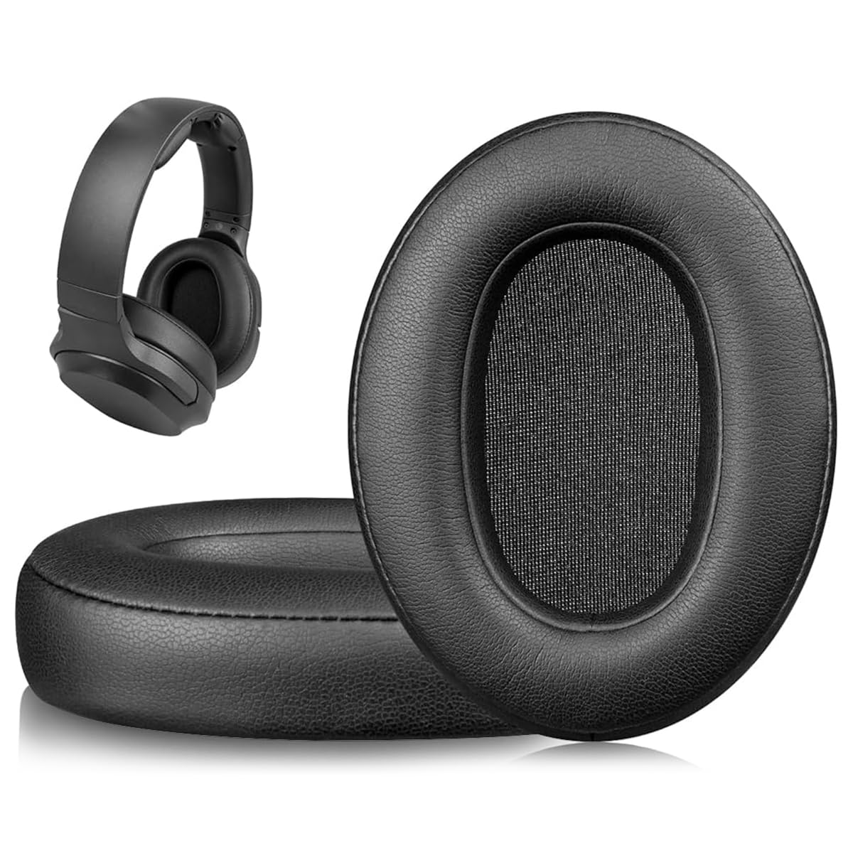 ZORBES® Replacement Earpads for Sony WH-XB900N WH-CH710N CH720N Bluetooth Headphones Noise Reduction PU Soft Earpads Replacement, One Pair